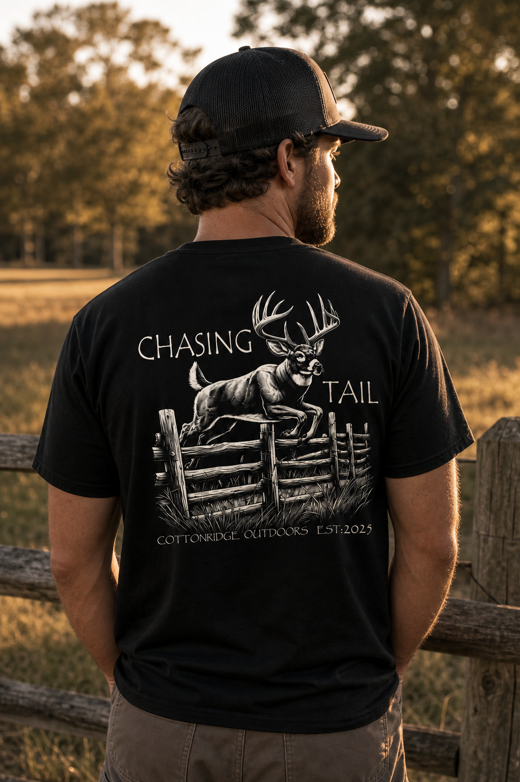 Cottonridge Outdoors chasing tail t-shirt