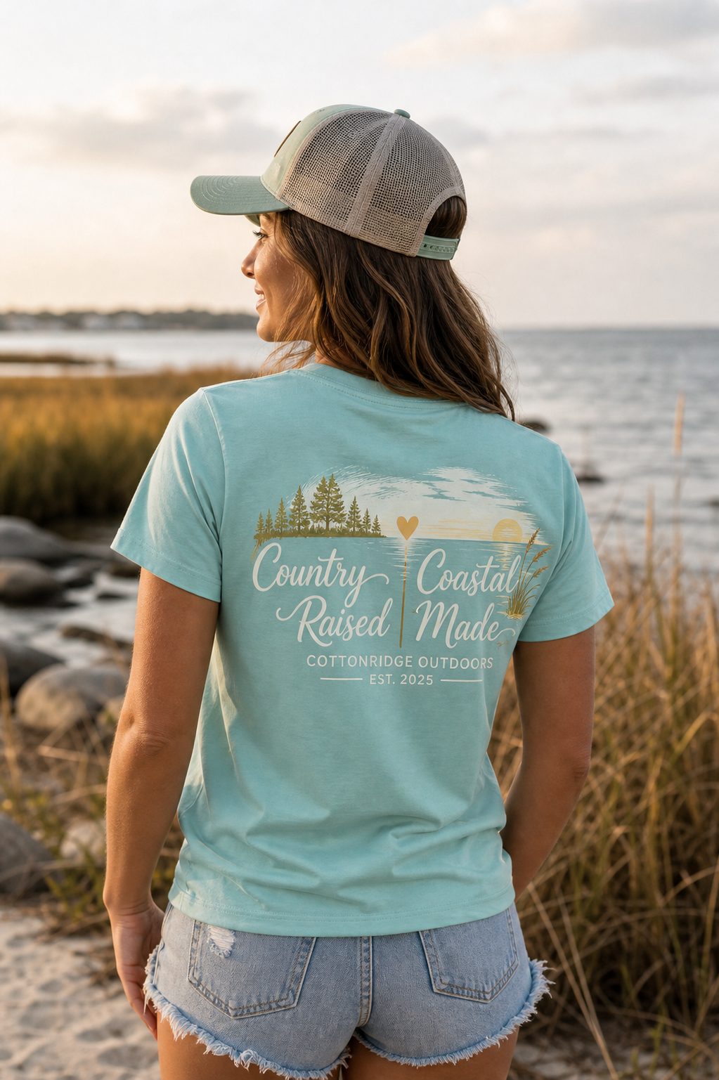 Cottonridge Outdoors country raised coastal made t-shirt