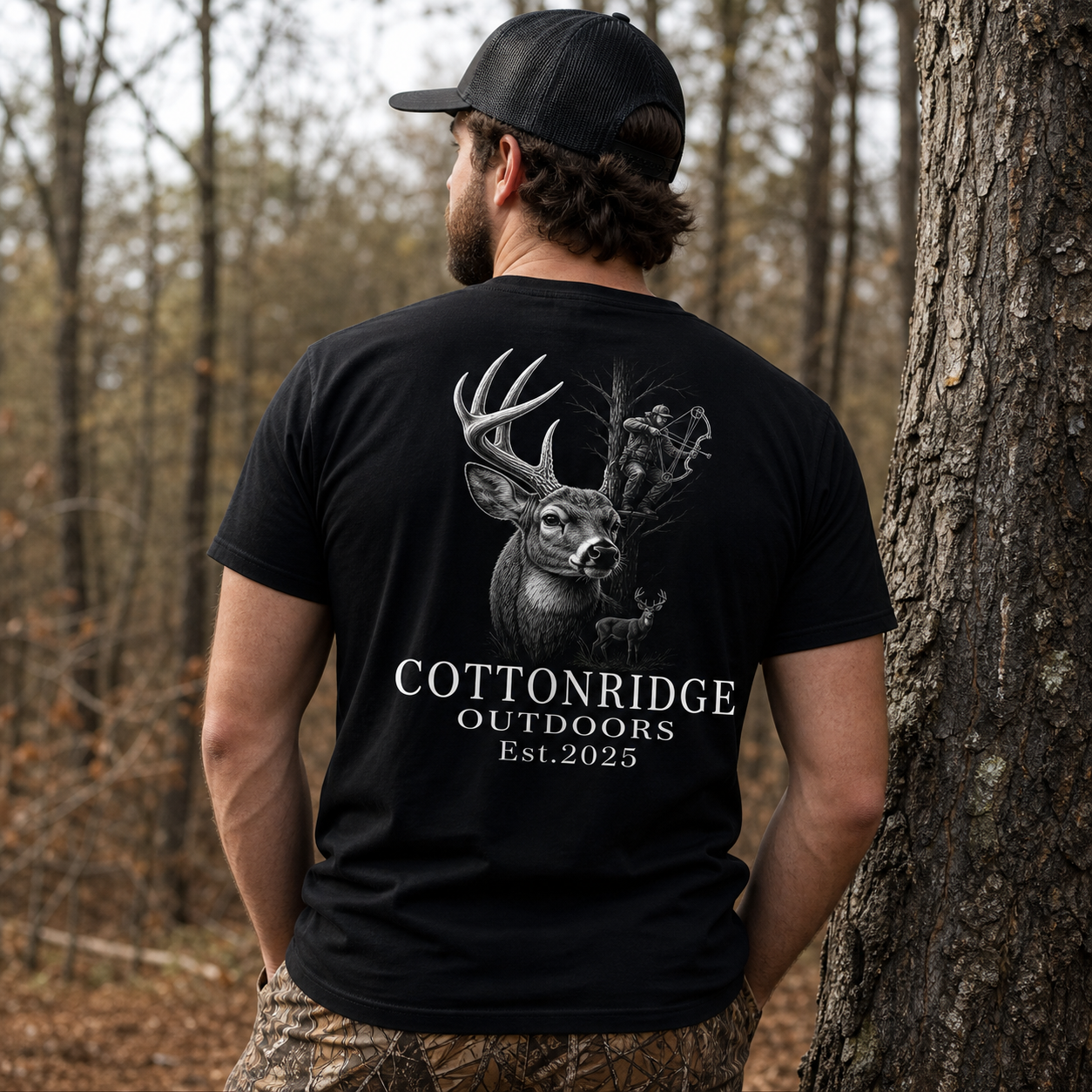 Cottonridge Outdoors deer bowhunter t-shirt